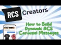 How to Build Dynamic RCS Carousel Messages with API Data and Generative AI Integration