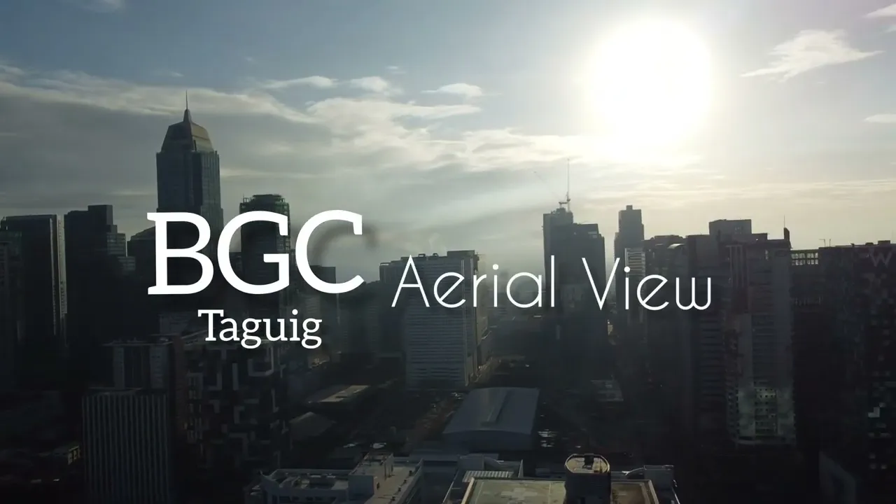 Bonifacio Global City | The fort  4k aerial view #Philippines #BGC #fort