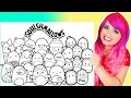 Coloring Squishmallows Animals Food Squishmallows Plushies Coloring Pages Ohuhu Markers