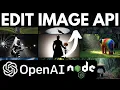 How to Edit Images using OpenAI API Javascript Node JS - gpt-image-1 Model