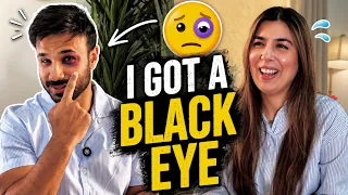 I got a black eye | Unscripted with Pardesi | Rahim Pardesi | Somia Pardesi