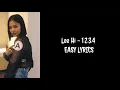 Lee Hi - 1.2.3.4 (EASY LYRICS)