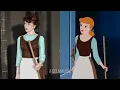 The Real Disney Cinderella Live-Action References starring Helene Stanley COMPARISON