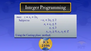 Integer Programming Cutting Plane Method