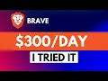 Download Lagu Ik probeerde $ 300 per dag te verdienen met Brave Browser (hoeveel ik ECHT verdiende)