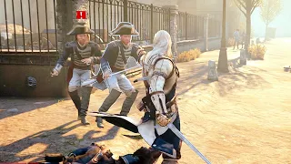 Assassin's Creed Unity - Fast Paced Action and Parkour With Connor`s Outfit