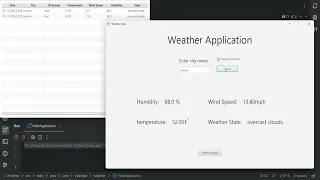 Weather Application with Java JavaFX