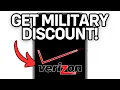 NEW GET MILITARY DISCOUNT ON VERIZON APP FULL GUIDE 2025