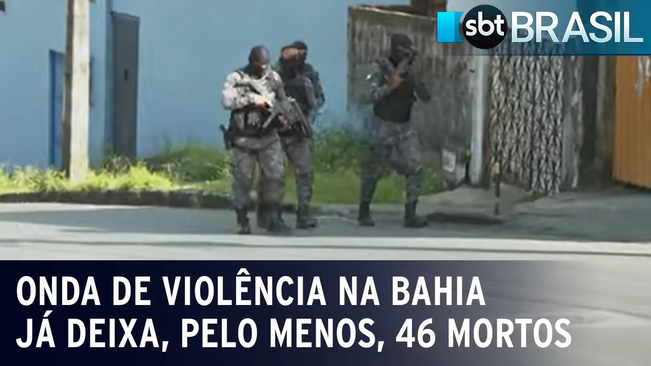 Governo Federal diz que conversa com Governo da Bahia para pacificar a região| SBT Brasil (25/09/23)