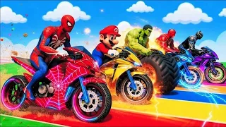 🕷️ SPIDER MAN RESCUES BATMAN! 😱🔥 Spider Man vs Iron Man vs Venom   Funny GTA 5 Superhero Battle