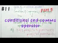 operators part 5 conditional and comma operator IGNOU BCA TEE mcs011 tutorial