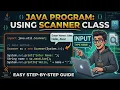 Java programming using scanner class Bluej