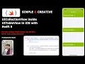 UICollectionView inside UITableView in iOS with Swift 5