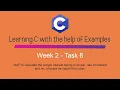 How to calculate the simple interest in C Programming - Week 2