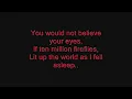 Owl City - Fireflies (Lyrics)
