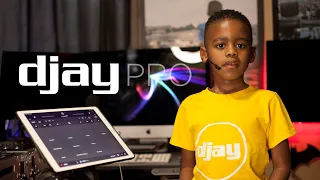 dj arch jnr mixing live using the new djay pro ai on an ipad 