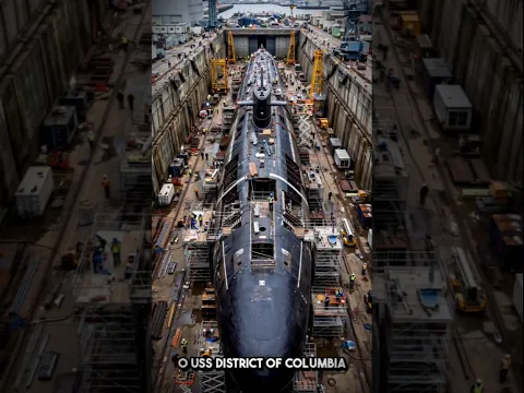 Submarino Columbia o mais caro dos Estados Unidos #submarinos #militares