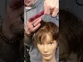 How to cut a pixie mullet