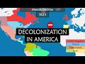 Decolonization in America - Summary on a Map
