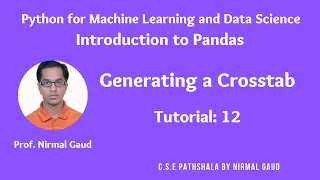 Introduction to Pandas Tutorial 12 Generating a CrossTab
