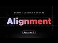 How to apply Graphic Design Principles to your Designs Alignment Episode 1