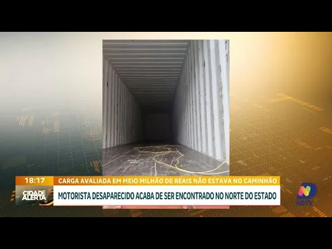 Motorista de caminhão desaparecido é encontrado no Norte de SC