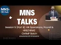 CHRMP Session Part B - Mastering HR Operations Payroll The Role of HRIS in Employee Management