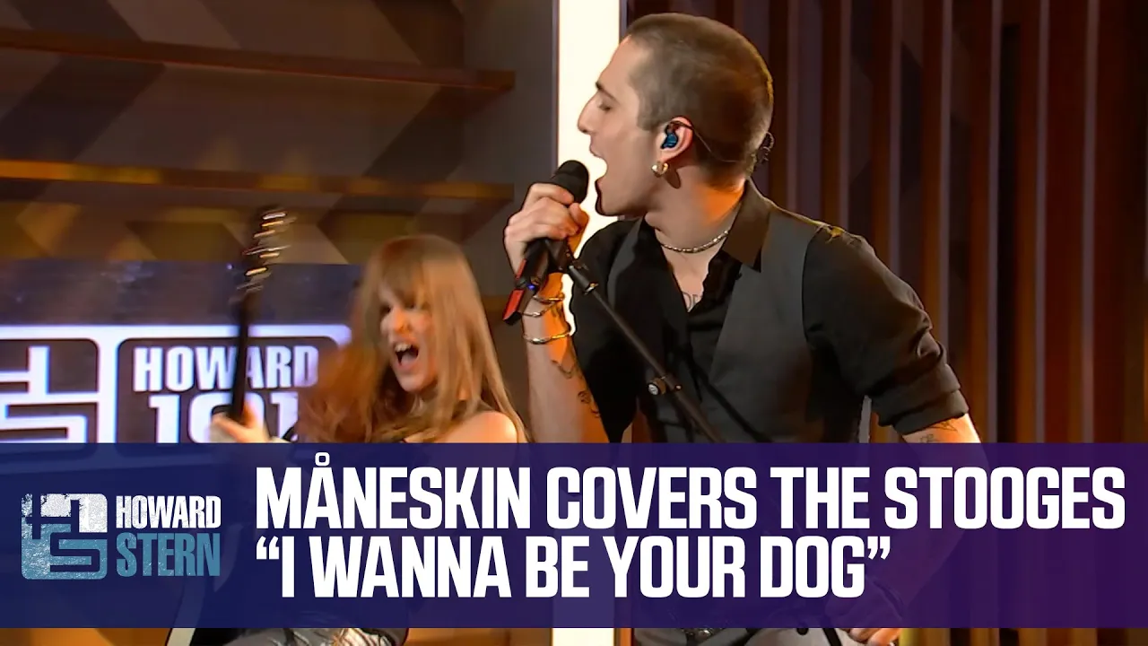 Måneskin Covers the Stooges’ “I Wanna Be Your Dog” Live for the Stern Show Måneskin Covers the Stooges’ “I Wanna Be Your Dog” Live for the Stern Show
