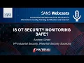 Download Lagu Is OT Security Monitoring Safe? - SANS Webinar