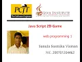 Java Script 2D Game Java Institute Sanula Sasmika