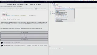 Object Oriented Programming Create a Method on an Object