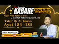 Lagu KABARE WABE || SENIN 15/12/25 ][ TAFSIR QS ALI'IMRAN AYAT 183 - 185