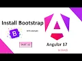 How to install bootstrap in angular 17 Bootstrap install in Angular 17