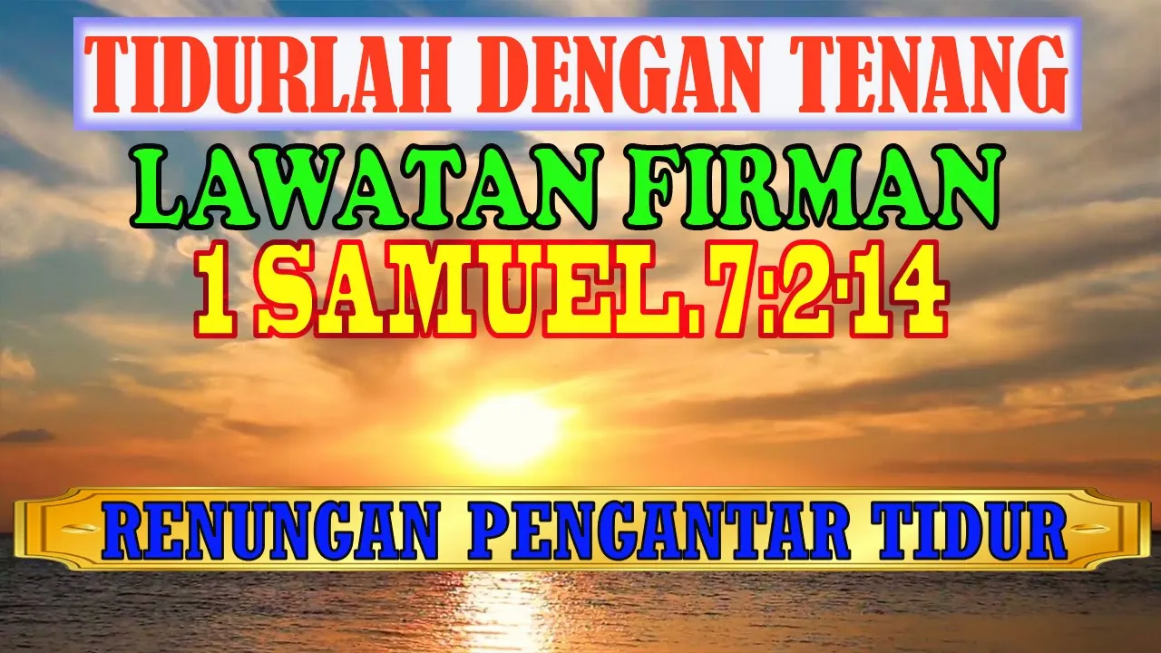 ✝ 💚🔴 Doa Untuk Kesembuhan Kristen 💙🔴💚 Firman Tuhan Sebelum Tidur 💙🔴💚 ayat alkitab pengantar tidur 💙