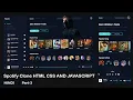 Create A Music Website Using HTML CSS JAVASCRIPT Add Music In HTML Website Hindi
