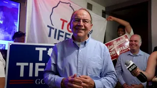 Watch Tom Tiffany address supporters in West Allis after primary win