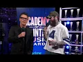 Post Malone Backstage with Bobby Bones at the 59th ACM Awards