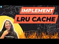 Implement LRU cache with example