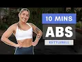 10 Min Weighted ABS workout KETTLEBELL OR DUMBBELL BEST Kettlebell exercises for CORE STRENGTH