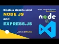 Tut - Create website in node js Create web application using node js Express Js EJS