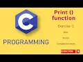 Printf function exercise - 1