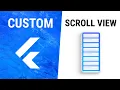 Flutter CustomScrollView Widget