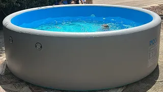 Amazon Premium inflatable swimming pool IPOOLGO 12 4ft size Portable swimming pool
