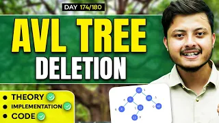 AVL Tree Deletion Theory Dry Run Code Implementation