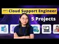 Want to be an AWS Cloud Support Engineer Build these 5 Projects