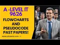 Flowcharts and Pseudocode past papers - A Level IT 9626