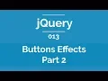 Arabic jQuery Practical Course - Buttons With Effects Part 2