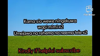 kama sio wewe worship beat