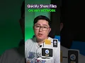 Quickly share files on any network