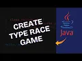 How to Create Typing Race Game in Java 2025